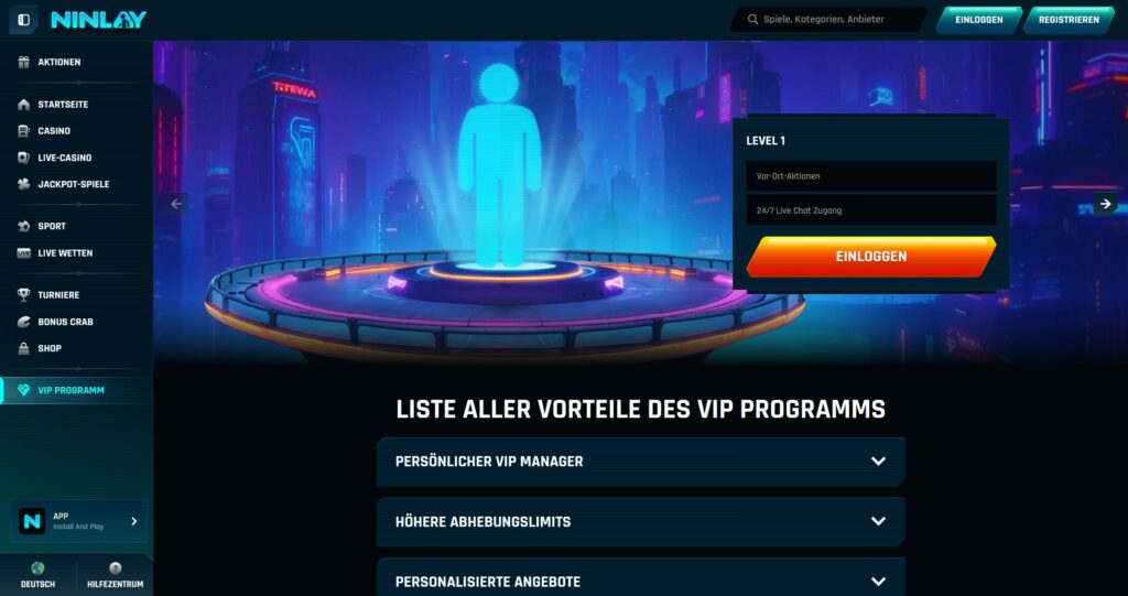 ninlay vip