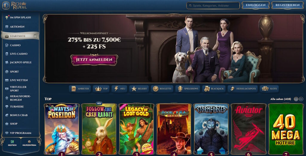 RichRoyal Casinoseite